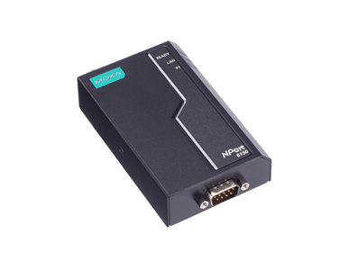 Moxa NPort 6150-G2-T - 2nd Gen 1-port RS-232/422/485 secure device server, w/o adapter, -40 to 75 Degree C operating temperature by MOXA